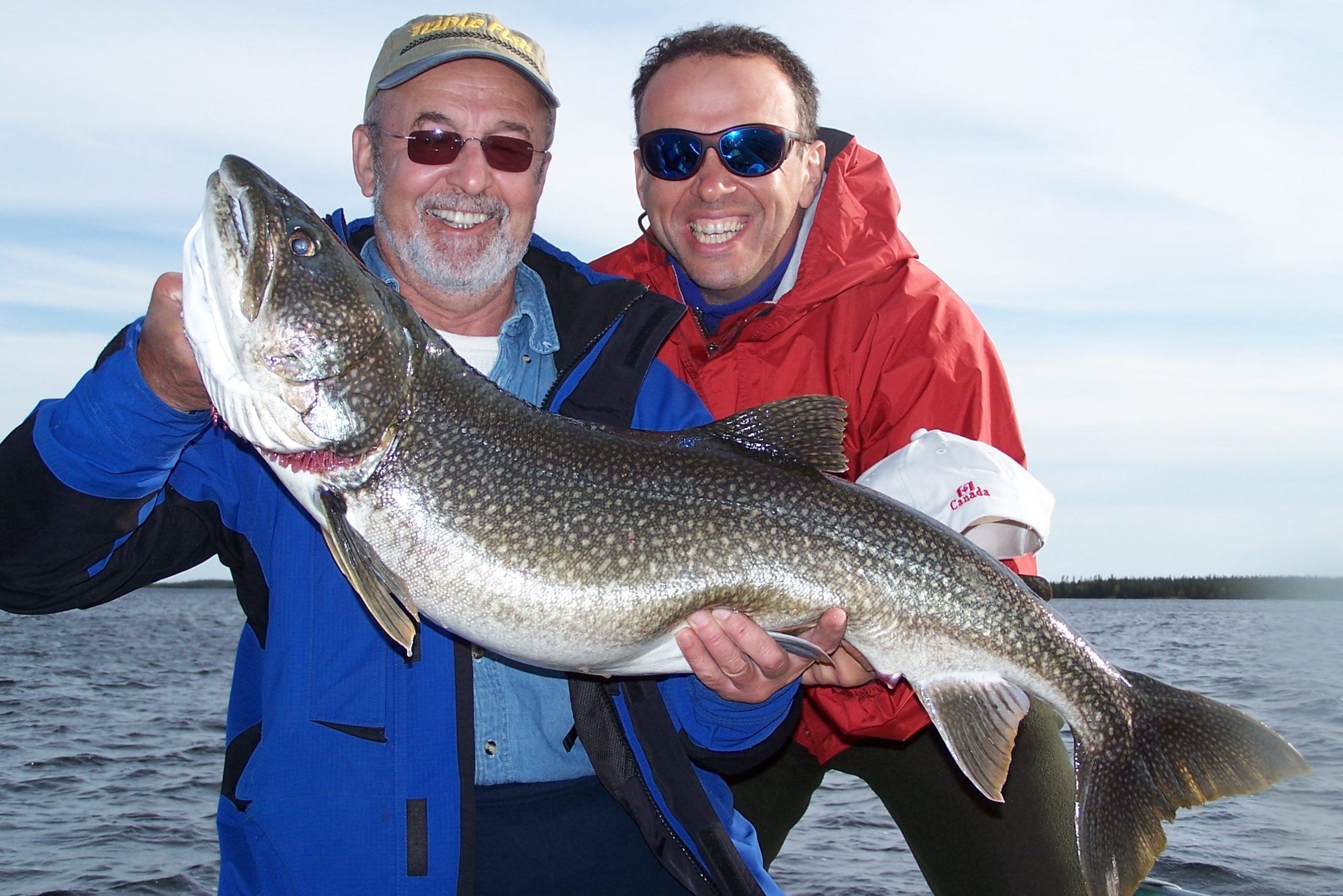 Lake trout fishing in canada